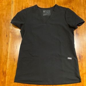 Figs Scrub Top: XSmall, double bottom pocket